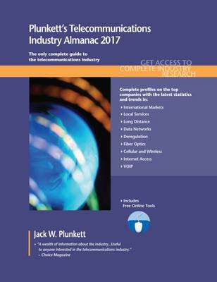 Book cover for Plunkett's Telecommunications Industry Almanac 2017
