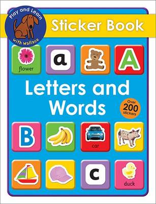 Book cover for Letters & Words Stickers-Play & Learn Wallace