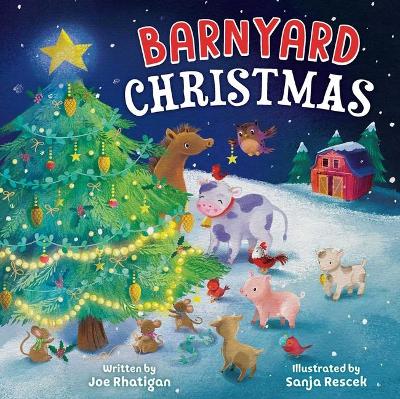 Book cover for Barnyard Christmas : A Counting Book
