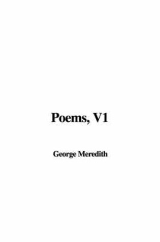 Cover of Poems, V1