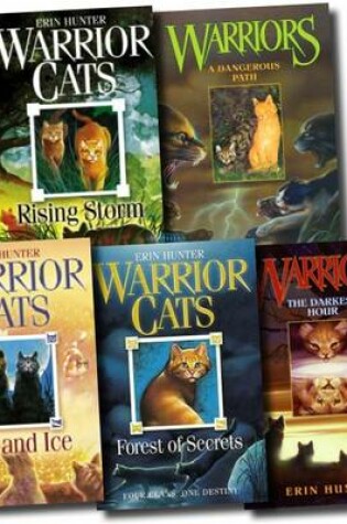 Cover of Warrior Cats Collection (fire and Ice, Forest of Secrets, Rising Storm, a Dangerous Path, the Darkest Hour)