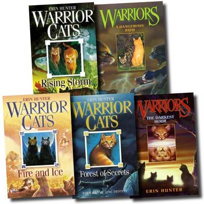 Book cover for Warrior Cats Collection (fire and Ice, Forest of Secrets, Rising Storm, a Dangerous Path, the Darkest Hour)