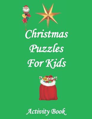 Book cover for Christmas Puzzles for Kids