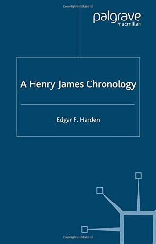 Cover of A Henry James Chronology