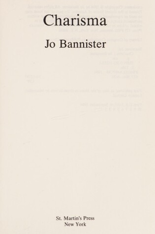 Cover of Charisma