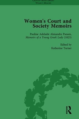 Book cover for Women's Court and Society Memoirs, Part II vol 7