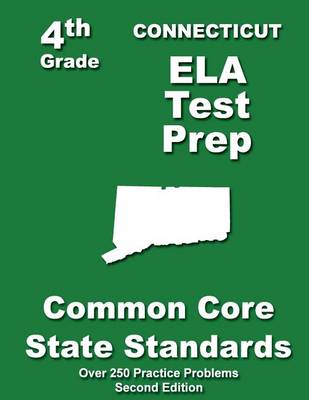 Book cover for Connecticut 4th Grade ELA Test Prep