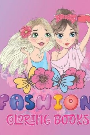 Cover of fashion coloring book