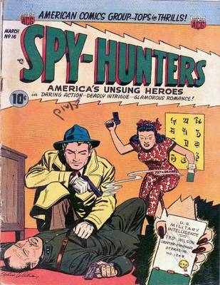 Book cover for Spy-Hunters Number 16 War Comic Book