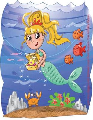 Book cover for 2018-2019 Happy Little Mermaid Large Print Academic Year Monthly Planner