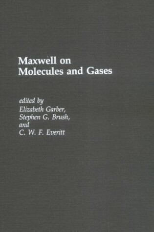 Cover of Maxwell on Molecules and Gases