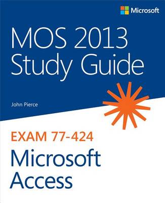 Cover of Mos 2013 Study Guide for Microsoft Access