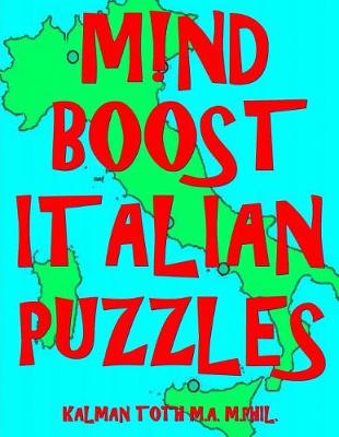 Book cover for M!nd Boost Italian Puzzles