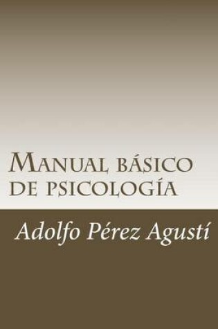 Cover of Manual basico de psicologia