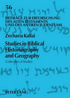 Cover of Studies in Biblical Historiography and Geography