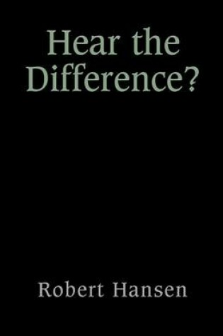 Cover of Hear the Difference?