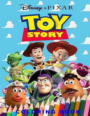 Book cover for Disney Pixar Toy Story Coloring Book