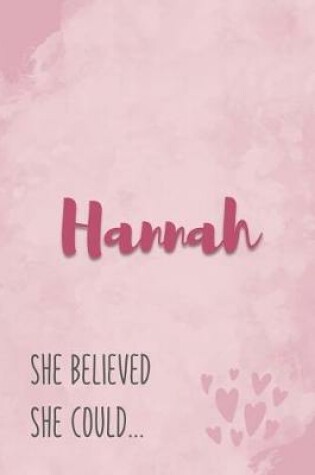 Cover of Hannah She Believe She Could