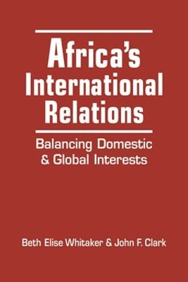 Book cover for Africas International Relations