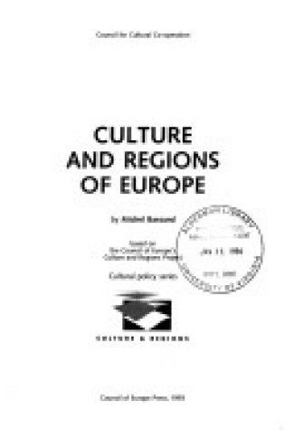 Cover of Culture and Regions of Europe