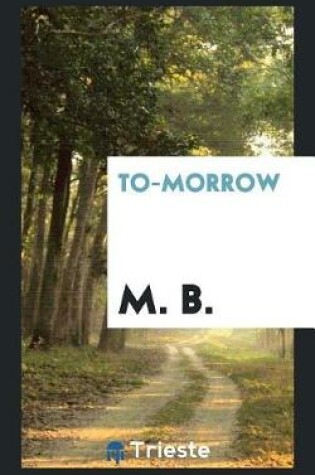 Cover of To-Morrow