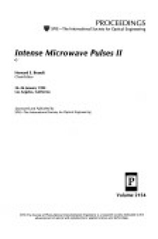 Cover of Intense Microwave Pulses Ii