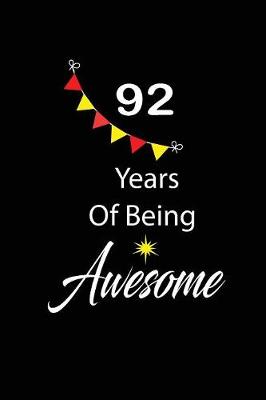 Book cover for 92 years of being awesome