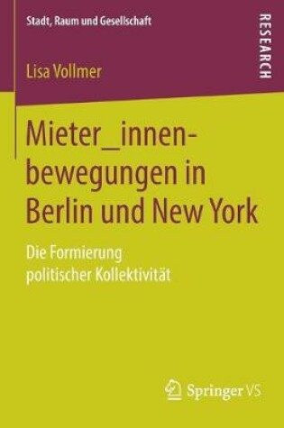 Cover of Mieter_innenbewegungen in Berlin und New York