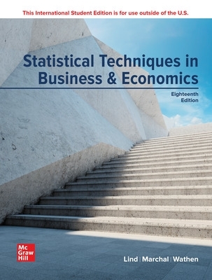 Book cover for ISE Statistical Techniques in Business and Economics