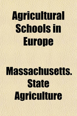 Book cover for Agricultural Schools in Europe