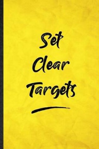 Cover of Set Clear Targets