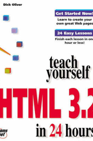 Cover of Sams Teach Yourself HTML 3.2 in 24 Hours