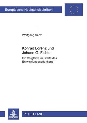 Book cover for Konrad Lorenz Und Johann G. Fichte