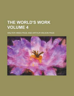 Book cover for The World's Work Volume 4