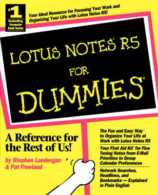 Book cover for Lotus Notes R5 for Dummies