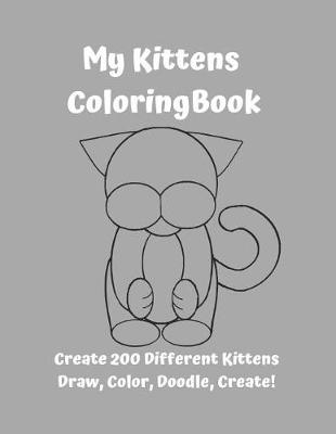 Book cover for My Kittens Coloring Book