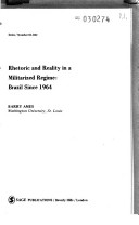 Cover of Rhetoric and Reality in a Militarized Regime