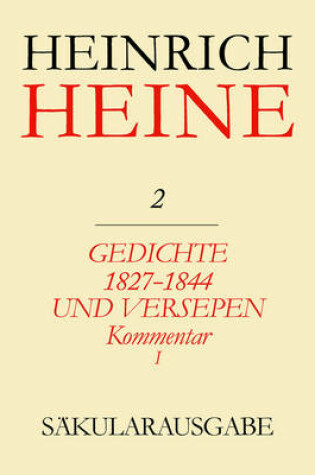 Cover of Saekularausgabe 1. Abteilung - Heines Werke in Deuts Cher Sprache
