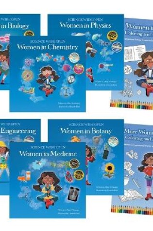 Cover of Women in Stem Paperback Book Set with Coloring and Activity Books