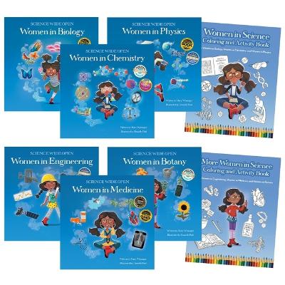 Book cover for Women in Stem Paperback Book Set with Coloring and Activity Books