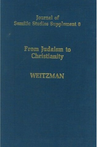 Cover of From Judaism to Christianity