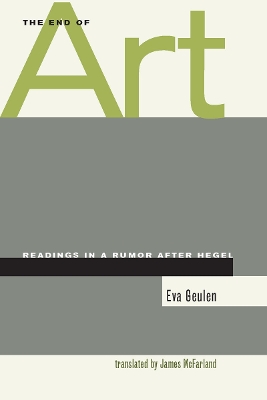 Cover of The End of Art