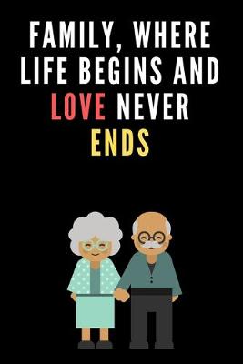 Book cover for Family, where life begins and love never ends