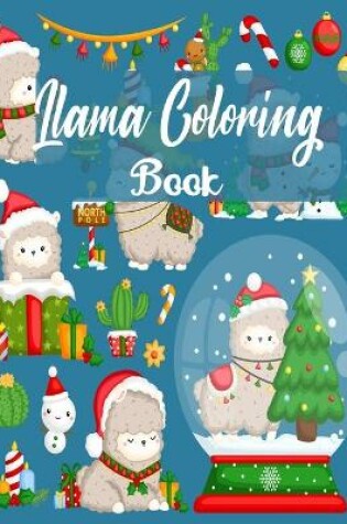 Cover of Llama Coloring Book