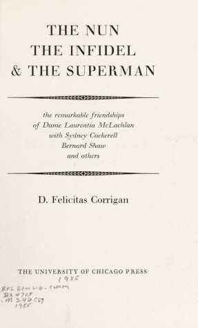 Book cover for Corrigan: Nun, the Infidel, & the Superman