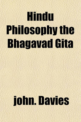 Book cover for Hindu Philosophy the Bhagavad Gita
