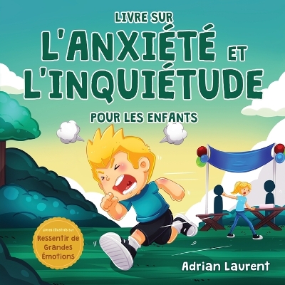 Book cover for Livre sur l'anxiété et l'inquiétude pour les enfants