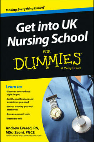 Cover of Get into UK Nursing School For Dummies