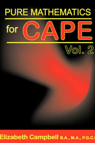 Cover of Pure Mathematics for Cape Volume 2