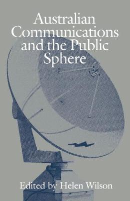 Book cover for Australian Commun Pub Sphere Pr